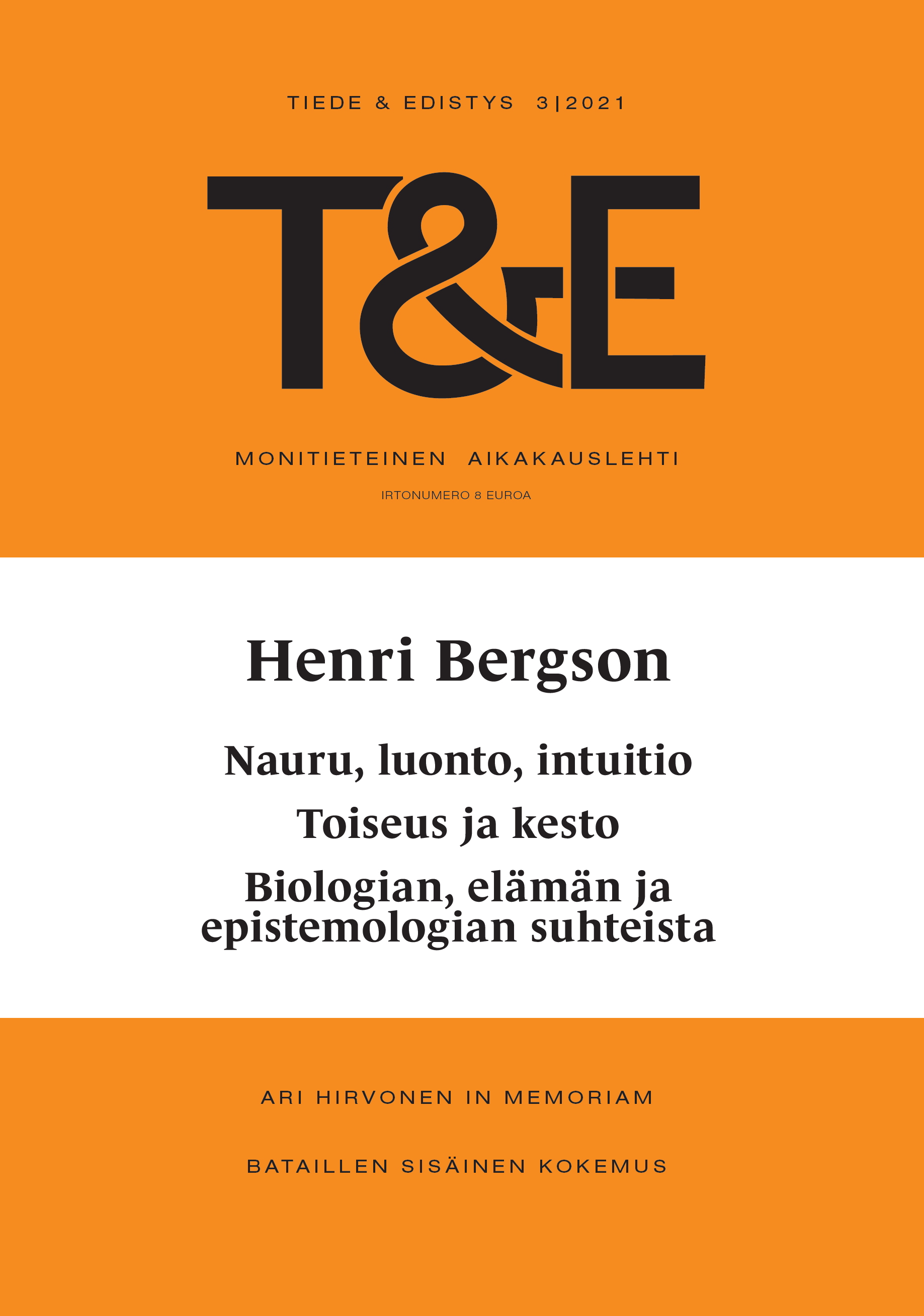 					Näytä Nro 3 (2021): Henri Bergson
				