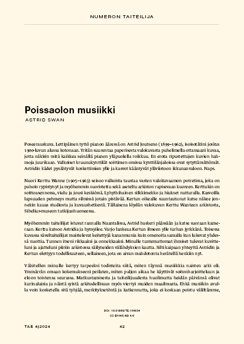 Poissaolon musiikki